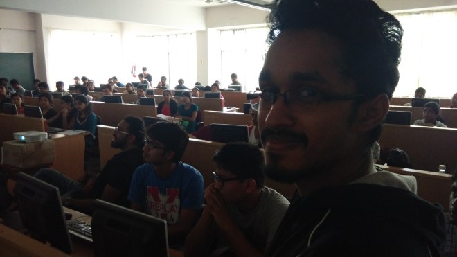 Santosh, the celebrity of BSMIT.